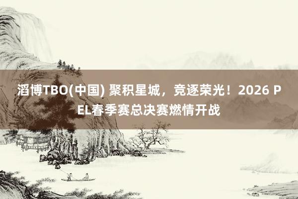 滔博TBO(中国) 聚积星城，竞逐荣光！2026 PEL春季赛总决赛燃情开战